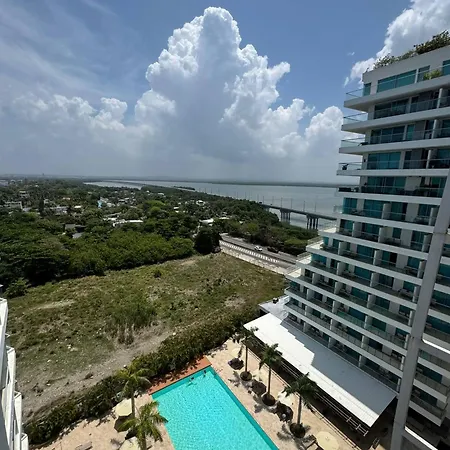 Apartamento Luxury Oceanfront Penthouse In With Private Pool Cartagena
